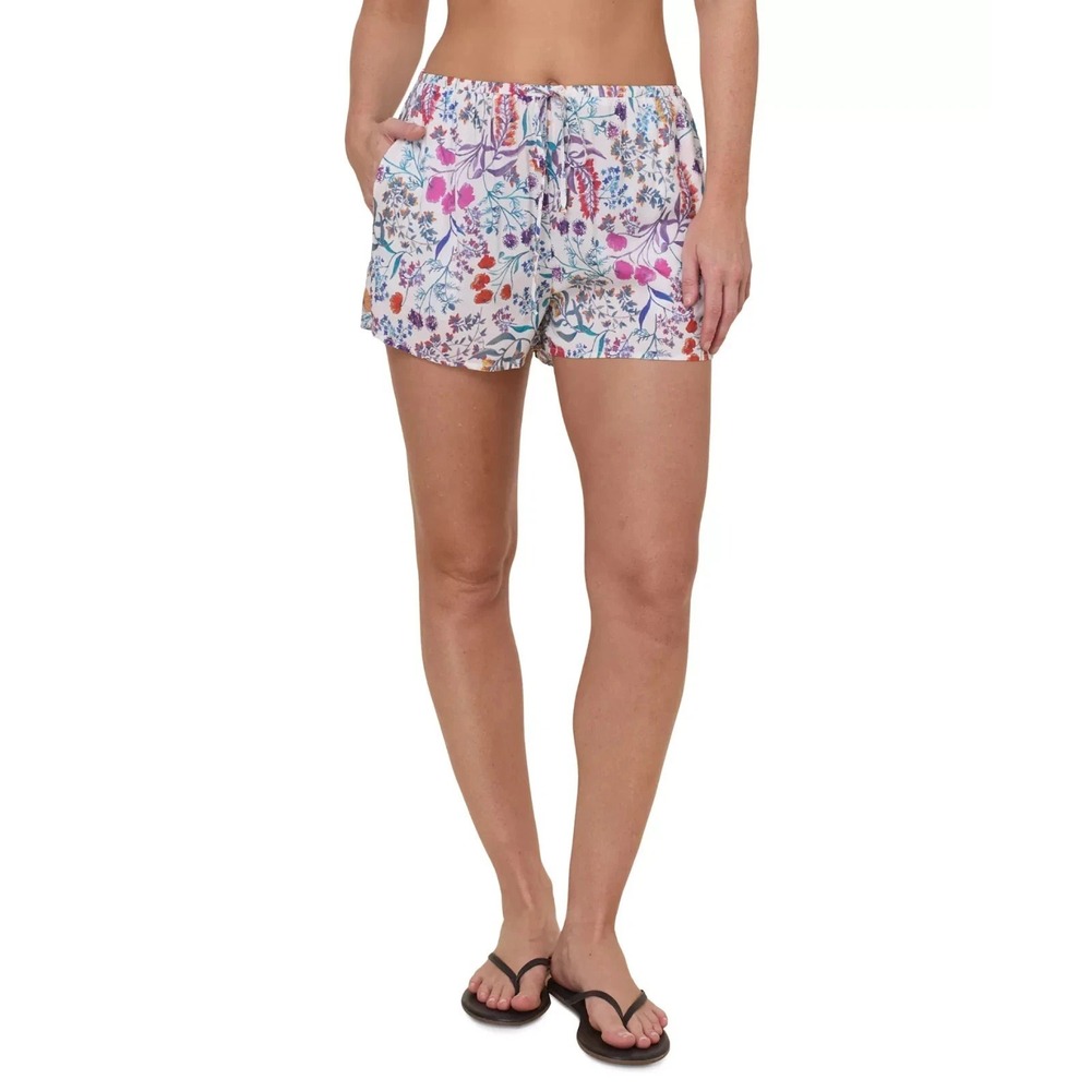 Andie Swim Womens Small The Coastal Swim Cover Up Shorts Drawstring NWT - Picture 8 of 9